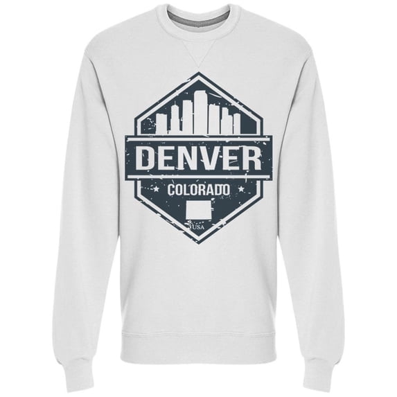 Denver Usa Sweatshirt Men -Image by Shutterstock, Male Medium