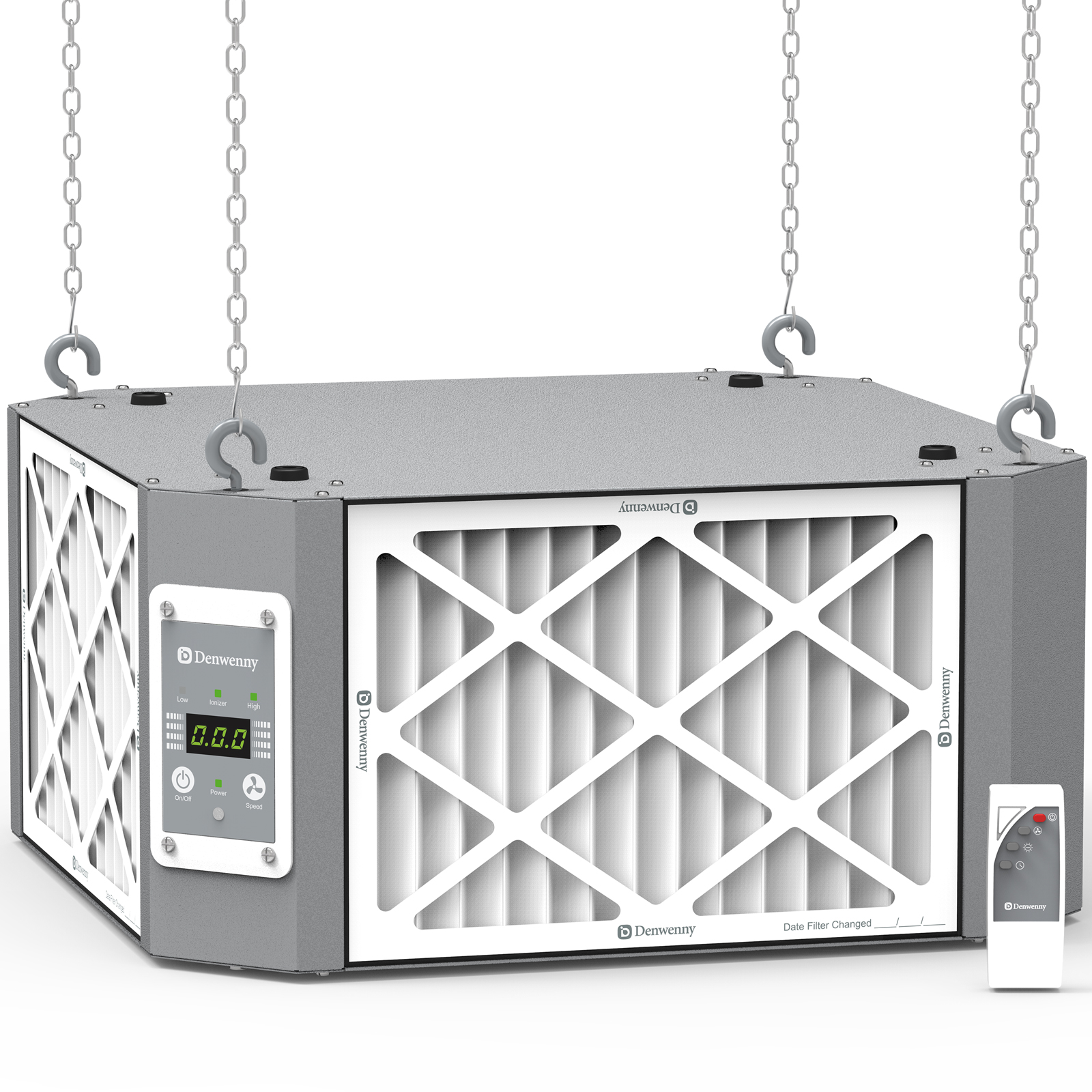 Denwenny 360 Degree Intake Air Filtration System 1350 CFM with Strong