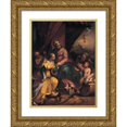 thumbnail image 1 of Denys Calvaert 11x14 Gold Ornate Wood Frame and Double Matted Museum Art Print Titled - Mystic Marriage of Saint Catherine (1590), 1 of 4