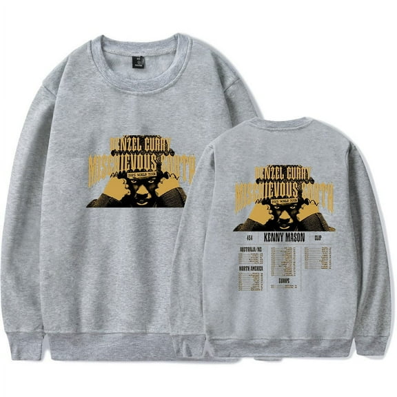 Denzel Curry 2025 World Tour Sweatshirt Hip Hop Crewneck Fashion Long Sleeve Clothes
