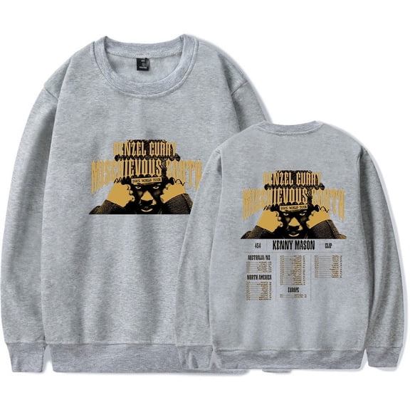 Denzel Curry 2025 World Tour Sweatshirt Hip Hop Crewneck Fashion Long Sleeve Clothes