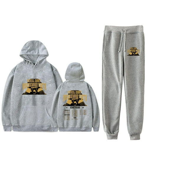 Denzel Curry 2025 World Tour Sweatsuit Casual Hoodies Jogger Pants Unisex Sweatpant Sets
