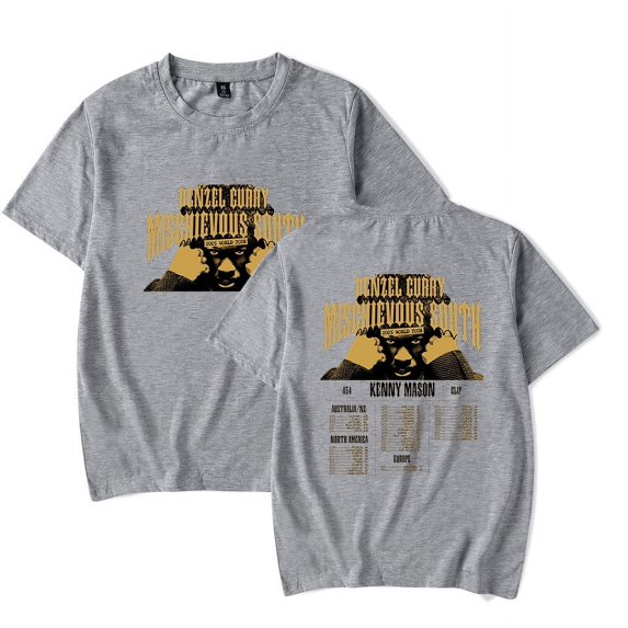 Denzel Curry 2025 World Tour Tshirt Hip Hop Short Sleeve Casual Fashion Tee Shirt