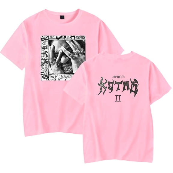 Denzel Curry Fashionable and casual loose summer men's and women's short sleeved T-shirt top