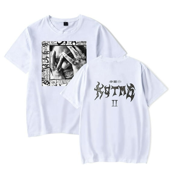 Denzel Curry Fashionable and casual loose summer men's and women's short sleeved T-shirt top