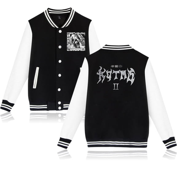 Denzel Curry Fashionable long sleeved unisex casual jacket baseball shirt