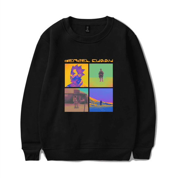 Denzel Curry Merch Long Sleeve Sweatshirt Hoodie Walkin Black Hoodies For Fans Men Women Unisex Streetwear Crewneck