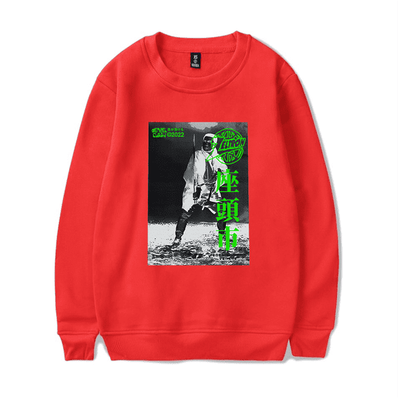 Denzel Curry Merch Long Sleeve Sweatshirt Melt My Eyes Zatoichi Hoodies For Fans Men Women Harajuku Japanese Crewneck Streetwear