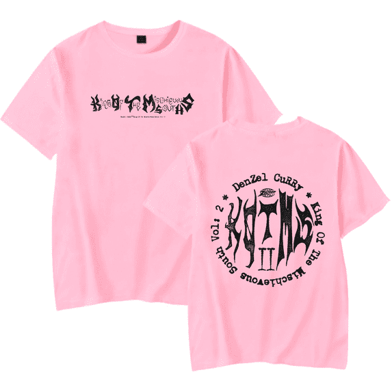 Denzel Curry Merch Short Sleeve T-Shirt KOTMS VOL II Summer Rapper Streetwear Tee T Shirts For Fans Men Women