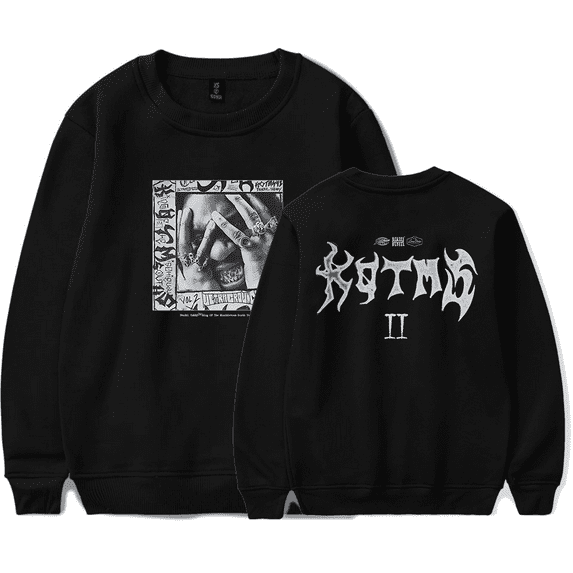 Denzel Curry Merch Sweatshirt KOTMS VOL II Album Cover Hoodie Long Sleeve For Fans Men Women Hip Hop Rapper Crewneck