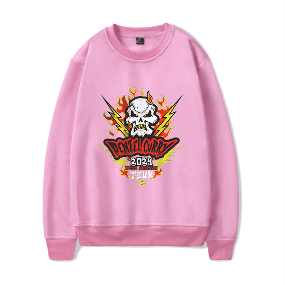 Denzel Curry Merch Sweatshirt Long Sleeve 2024 North America Tour For Men Women Sweatshirt Pullover