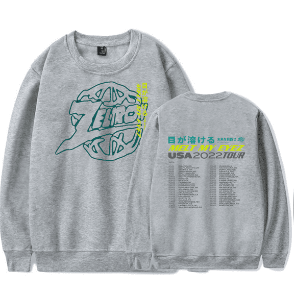 Denzel Curry Merch Sweatshirt Melt My Eyes Tour Hoodies Tracklist Long Sleeve For Fans Men Women Harajuku Crewneck Hip Hop Streetwear