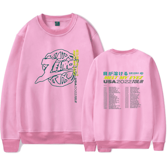 Denzel Curry Merch Sweatshirt Melt My Eyes Tour Hoodies Tracklist Long Sleeve For Fans Men Women Harajuku Crewneck Hip Hop Streetwear