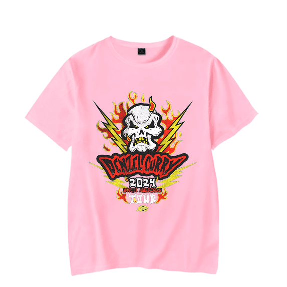 Denzel Curry Merch T-Shirt 2024 North America Tour Tee For Men Women T Shirts Short Sleeve Top