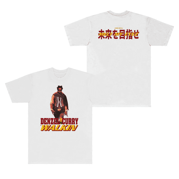 Denzel Curry Merch T-Shirt Melt My Eyes Melt Tour Walking Black T Shirts Men Women Short Sleeve Rapper Hip Hop Top Tee