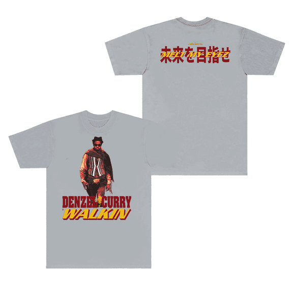 Denzel Curry Merch T-Shirt Melt My Eyes Melt Tour Walking Black T Shirts Men Women Short Sleeve Rapper Hip Hop Top Tee