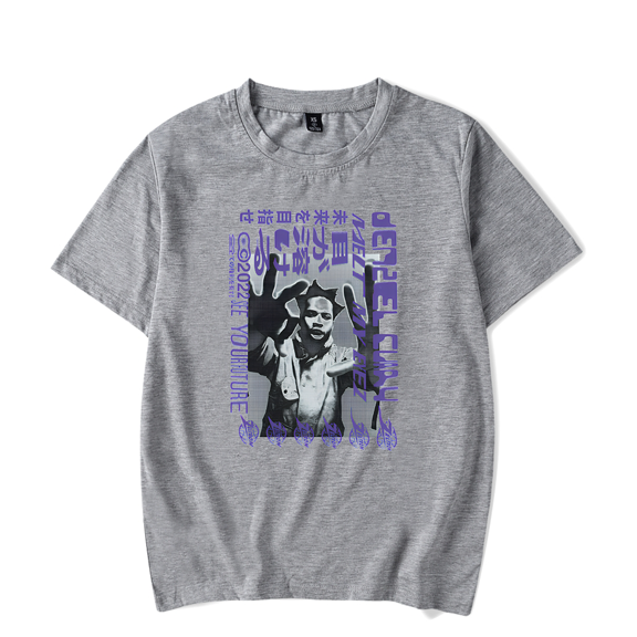 Denzel Curry Merch T-Shirt Melt My Eyes Tour Poster T Shirts Men Women Short Sleeve Rapper Hip Hop Top Tees