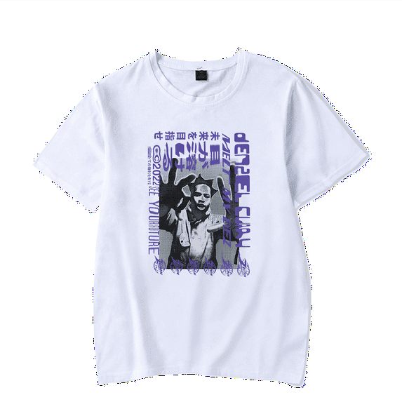Denzel Curry Merch T-Shirt Melt My Eyes Tour Poster T Shirts Men Women Short Sleeve Rapper Hip Hop Top Tees