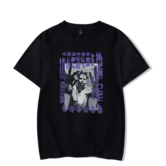 Denzel Curry Merch T-Shirt Melt My Eyes Tour Poster T Shirts Men Women Short Sleeve Rapper Hip Hop Top Tees