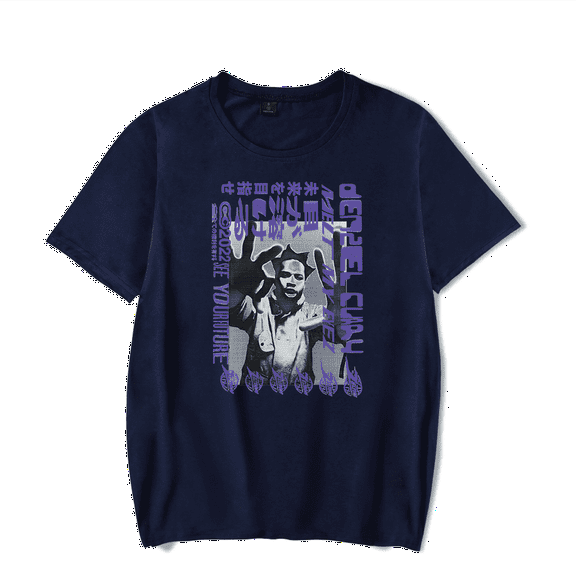 Denzel Curry Merch T-Shirt Melt My Eyes Tour Poster T Shirts Men Women Short Sleeve Rapper Hip Hop Top Tees