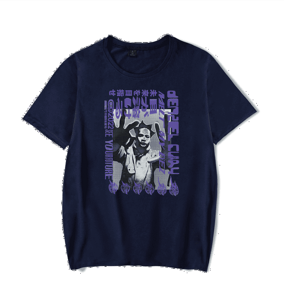 Denzel Curry Merch T-Shirt Melt My Eyes Tour Poster T Shirts Men Women Short Sleeve Rapper Hip Hop Top Tees