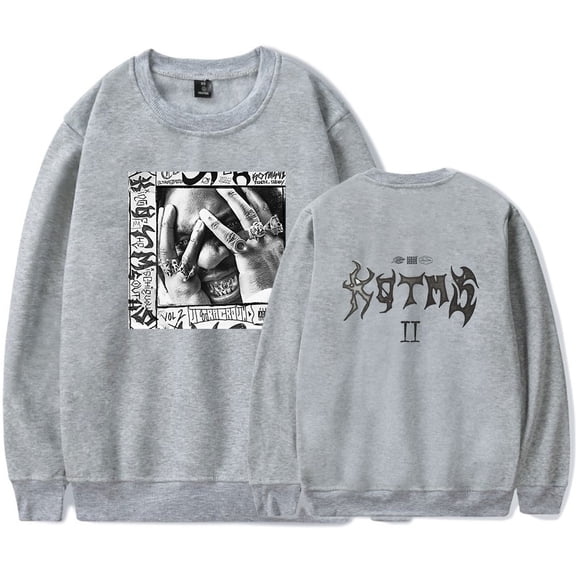 Denzel Curry Merch men's and women's fashionable street long sleeved round neck pullover