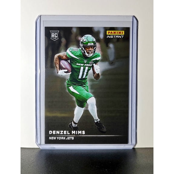 Denzel Mims Rookie 2020 Panini NFL #20 Rookie Spotlight Card New York Jets