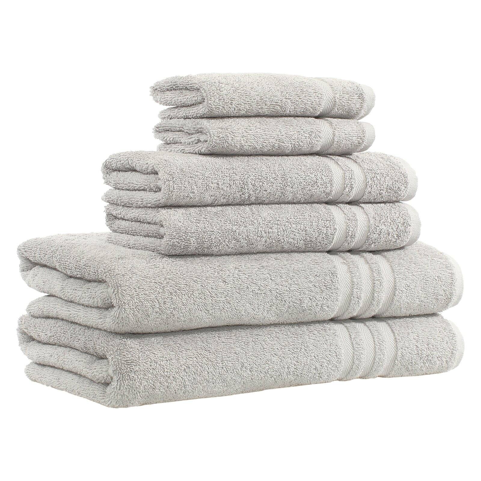 Denzi 6-Piece Turkish Cotton Towel Set