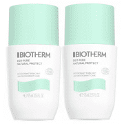 Deo Pure Natural Protect D odorant Soin 24H Bio Roll-On Lot de 2 x 75 ml