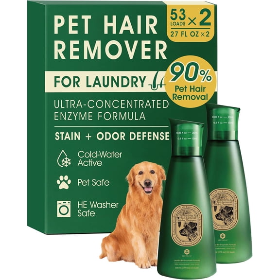 Seedshub Pet Hair Remover for Laundry, Repels Up to 90% Fur, Pet Safe, 106 Loads