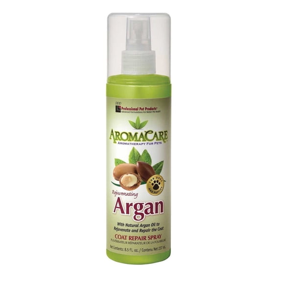 Deodorizing and Conditioning 8 oz Grooming Spray For Dogs Essential Oil Infused (Argan Oil)