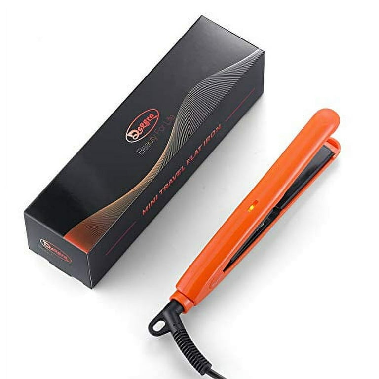 Deogra Mini Hair Straightener Adjustable Temperature 1 2 Inch Mini Flat Iron for Short Hair Ceramic Tourmaline Small Travel Hair Straightener with