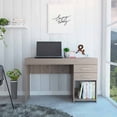 thumbnail image 1 of Deon Light Gray Two Drawer Computer Desk, 1 of 5
