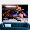 thumbnail image 1 of Deontay Wilder Artwork, Man Cave Art Canvas, Gym Printed, Deontay Wilder and Tyson Fury, Knocks Down Wall Decor, Boxing Canvas Decor, Canvas Wall Decor - White Framed, 1 of 9