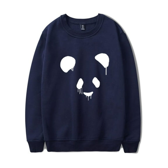 Deorro Merch Panda Sweatshirt Unisex Fun Print Fashion Long Sleeve Pullover Round Neck Casual Top
