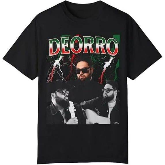 Deorro T-Shirt Merch Vintage 90s  Men Short Sleeve Women Funny Tee Unisex Harajuku Tops