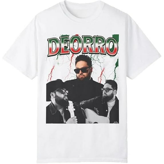 Deorro T-Shirt Merch Vintage 90s  Men Short Sleeve Women Funny Tee Unisex Harajuku Tops
