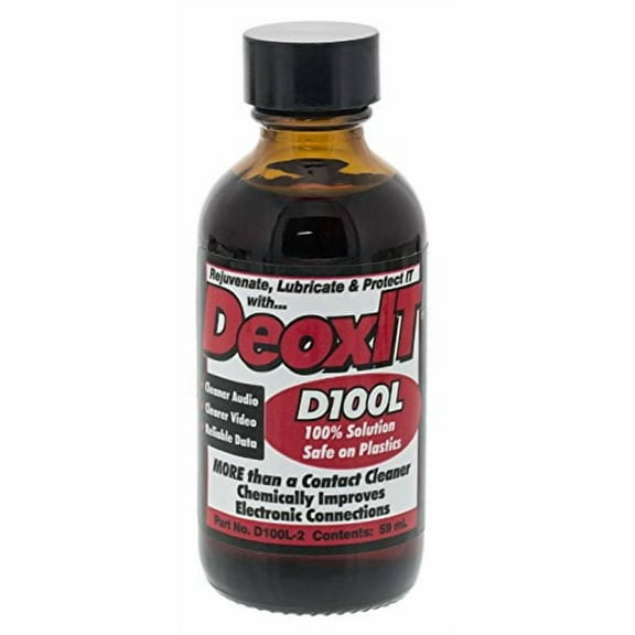 DeoxIT D100L D-Series Liquid, 100% solution, 59 ml,