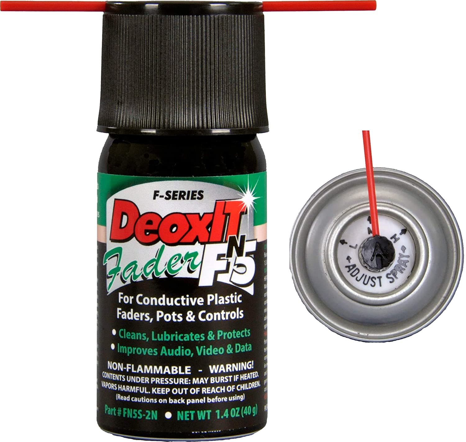 DeoxIT Fader FN5S2N MiniSpray, Contact Cleaner/Lube/Protector for