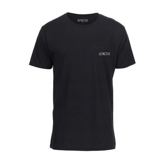 Depactus Wordmark Back Hit Tshirt Black - Small
