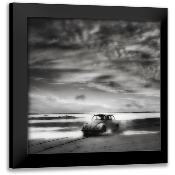 Depaepe, Yvette 12x12 Black Modern Framed Museum Art Print Titled - Back To The Future ...