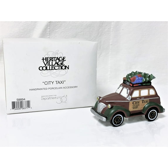 Department 56 Heritage Village Collection City Taxi 58894