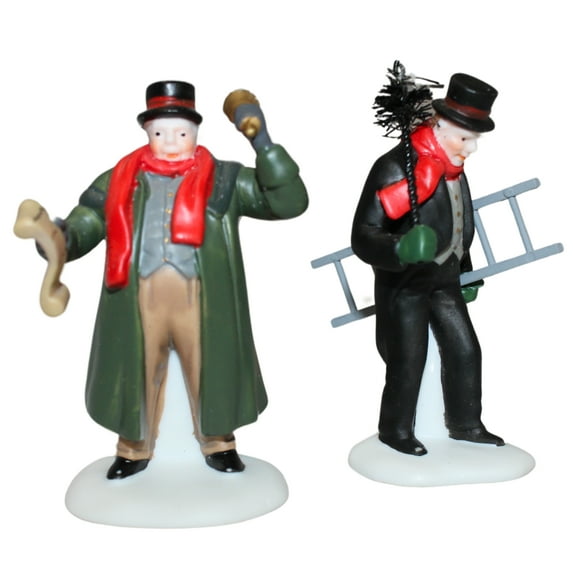 Department 56: 55697 Town Crier & Chimney Sweep | Worn Box