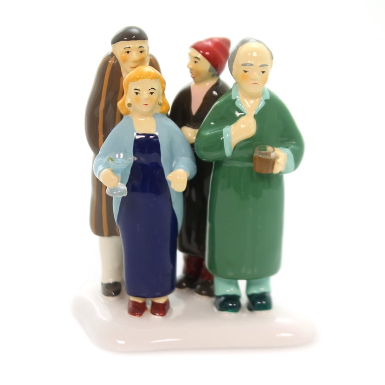 Department 56 National Lampoon's Christmas Vacation Figurine – Freezing Our Baguettes Off, 3.25 Inch