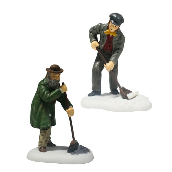 Department 56 Dickens' Village Series Keeping The Streets Clean Figurines 58532