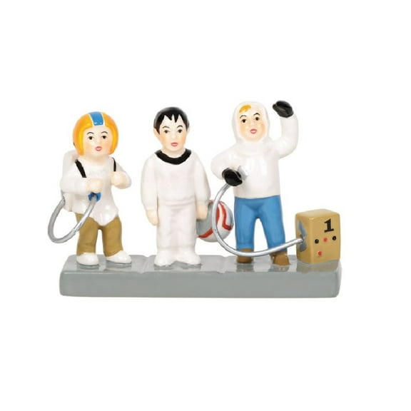 Department 56 Accessory ONE GIANT STEP! Ceramic Snow Village 6003147