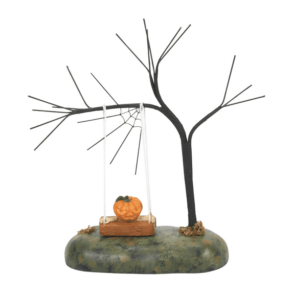 Department 56 Accessory Swinging Scary Gourd Halloween Village Accessory 6007719