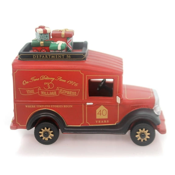 Department 56 Accessory Village Express Van 40Th Anniversary Delivery 4050945