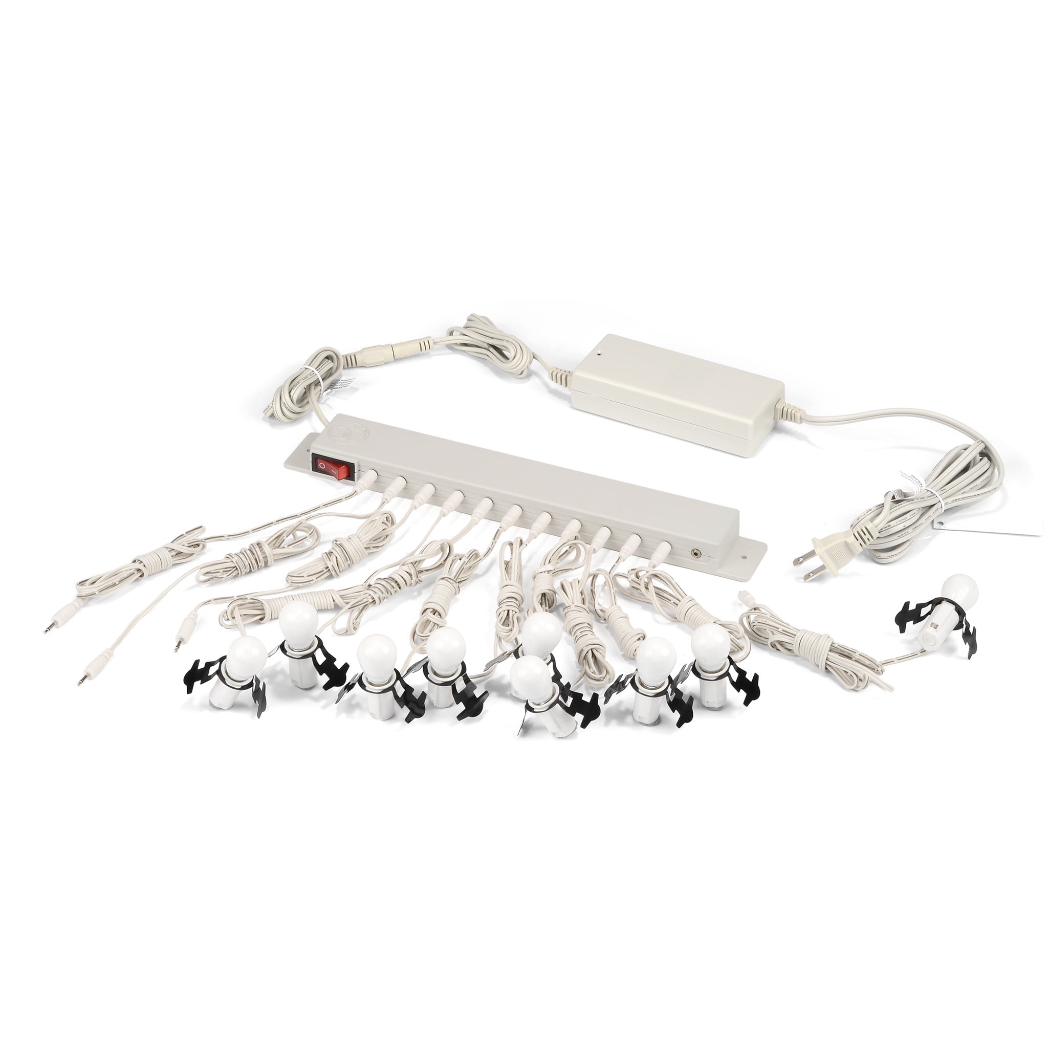 White and Black Electric Strip Lights for Building Accessories