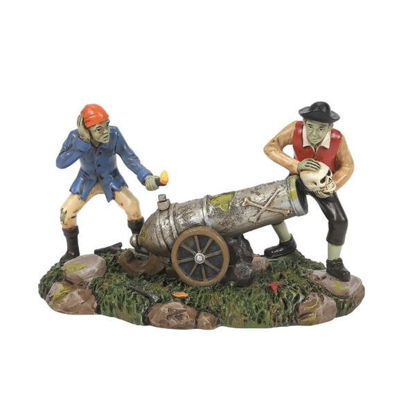 Department 56 Department 56 Snow Village Explosive Skullduggery Halloween Tabletop Decoration